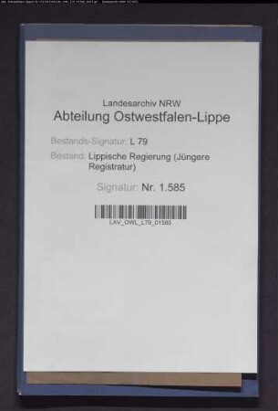 Einführung und Veranlagung zur Wertzuwachssteuer im Amt Blomberg