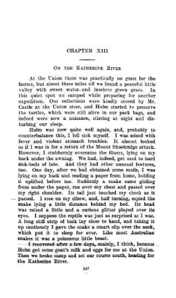 XIII. ON THE KATHERINE RIVER