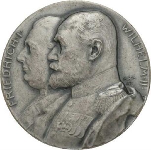 Medaille zum 100-jährigen Bestehen des Königreichs Württemberg 1906