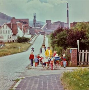 Bischofferode : Im Hintergrund das Kaliwerk