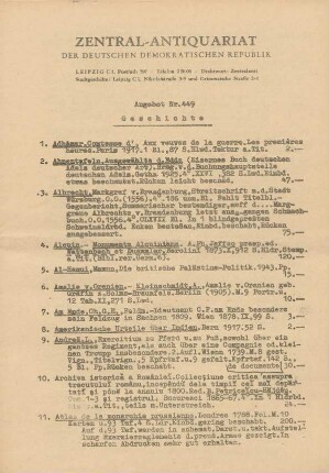 Nr. 449: Geschichte