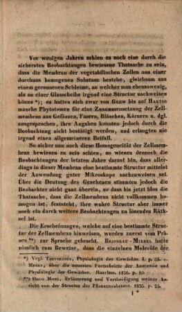 Über den Bau der vegetabilischen Zellmembran : eine Inaugural-Dissertation