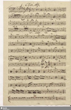 1778. Aria: Scalza al suon di rozze avene / Seydelmann, F.