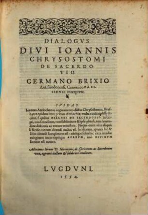 Dialogus de Sacerdotio