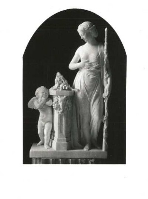 Venus und Armor (Amors Waffen werden auf dem Altar der Freundschaft verbrannt)