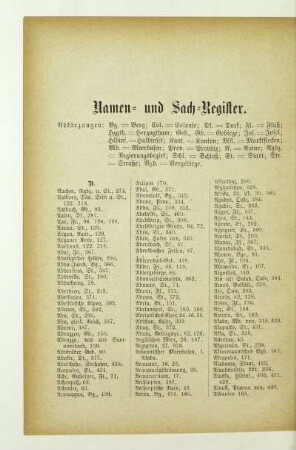 Namen- und Sach-Register