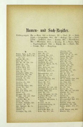Namen- und Sach-Register