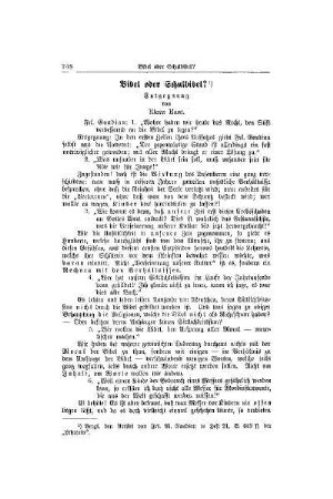Bibel oder Schulbibel? : Entgegnung