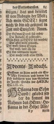[Advent/Heilig Abend/Neujahr/Heil. Drei Könige]