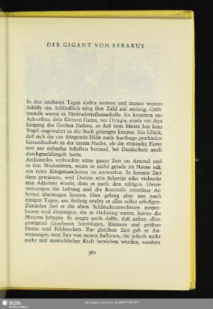 Der Gigant Von Syrakus