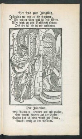 Der Tod zum Jüngling