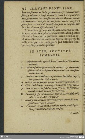 Qualiter Sententiæ & processus, qui dicuntur nulli defendi, seu reparari possint