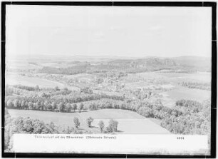 Blick von der Festung Königstein nach Thürmsdorf
