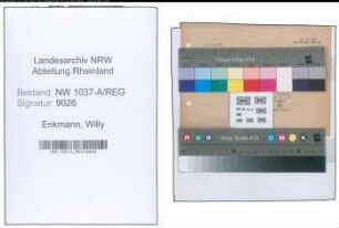 Entnazifizierung Willy Enkmann , geb. 00.00.0000 ()