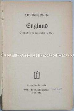Gesellschaftskritische Schrift über Großbritannien