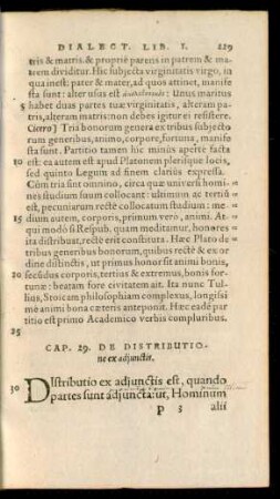 Cap. 29. De Distributione ex adiunctis.