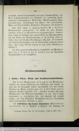 7. Metallwarenindustrie