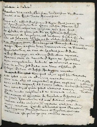 3 lat. Briefe, Zürich 1684