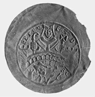 Erzbischof Heinrich I. (von Wartburg) 1142-1153 - Pfennig