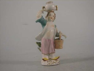 Putto als Blumenhändlerin
