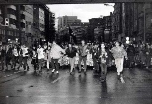 Mainzer Straße: Demonstration