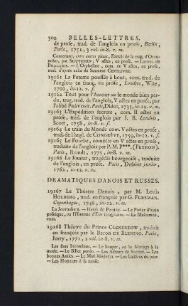 302, Dramatiques Danois et Russes