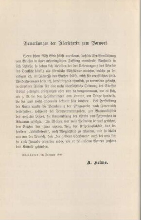 Bemerkunden der Übersetzerin zum Vorwort