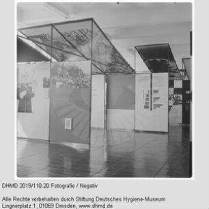 Nationale Hygiene-Ausstellung - Raum 1 - Raumaufnahme