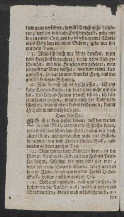 Das fünffte.