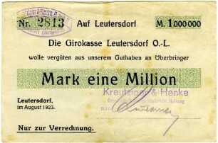 Mark eine Million