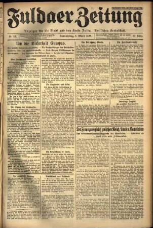Ausgabe vom Donnerstag, den 05. März 1925.