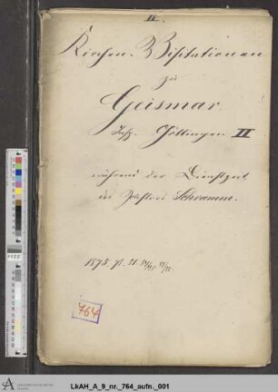 Geismar: Visitationsakten