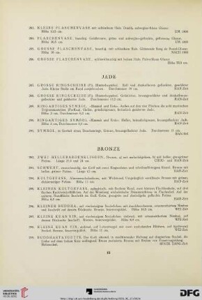 Bronze (Nr. 292-312)