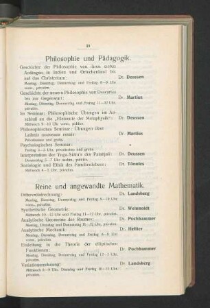 Reine und angewandte Mathematik.