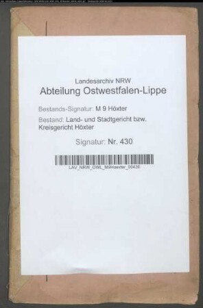 Ablösung des Gutes Brenkhausen bei Corvey.: Bd. D: Schuldverschreibungen der Paderborn'schen Tilgungskasse.