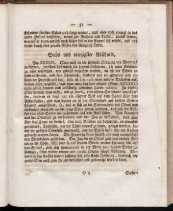 Sechs und vierzigster Abschnitt. - Neun und vierzigster Abschnitt.