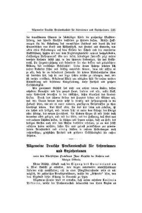 Allgemeine Deutsche Pensionsanstalt für Lehrerinnen und Erzieherinnen : unter dem Allerhöchsten Protektorat Iher Majestät der Kaiserin und Königin Viktoria