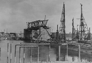 Bau der alten Wehranlage Dörverden/Weser (1909 - 1912)