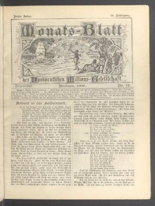 Dezember. 1906. Nr. 12