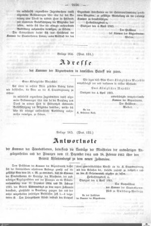 Beilagen zu Protokoll, 132. Sitzung
