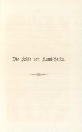 Die Küste von Kamtschatka