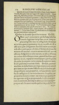 Quibus in dicendo speciebus utantur. Ca. XIX.