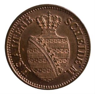 Münze, Pfennig, 1857