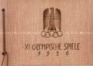 Album mit Eintrittskarten zu Veranstaltungen der XI. Olympischen Spiele in Berlin 1936