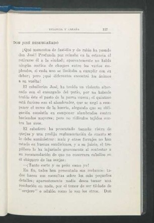 Don José desengañado