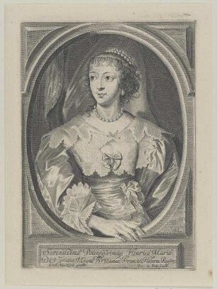 Bildnis der Henrica Maria von England