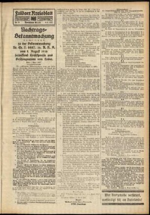 Zweite Ausgabe vom Mittwoch, den 04. April 1917.