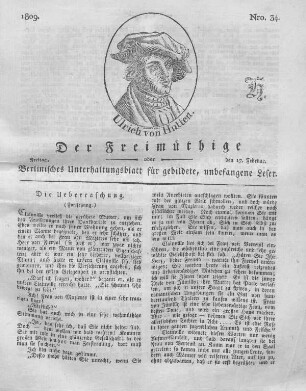 Nro. 34., Freitag, den 17. Februar 1809