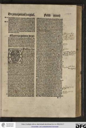 Questio est de pena originalis peccati, et queritur utrum sit conveniens pena peccati originalis carentia visionis divine, et videtur quod non...