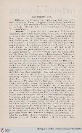 Neolithische Zeit
